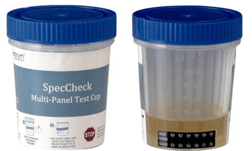 25T SpecCheck 12-panel Drug Test Cup W/ ETG (25 Tests/Kit)